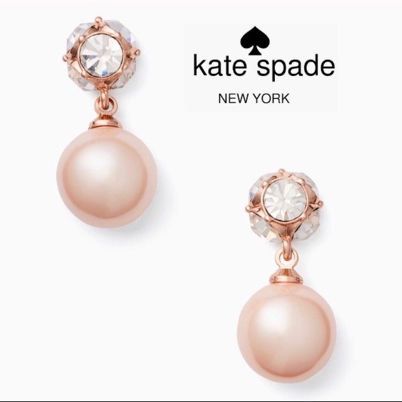 Kate Spade Lady Marmalade Drop Pearl Earrings
